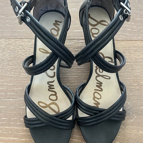 Sam Edelman Sloan Lea Wedge Heel - Black - Picture 3 of 5